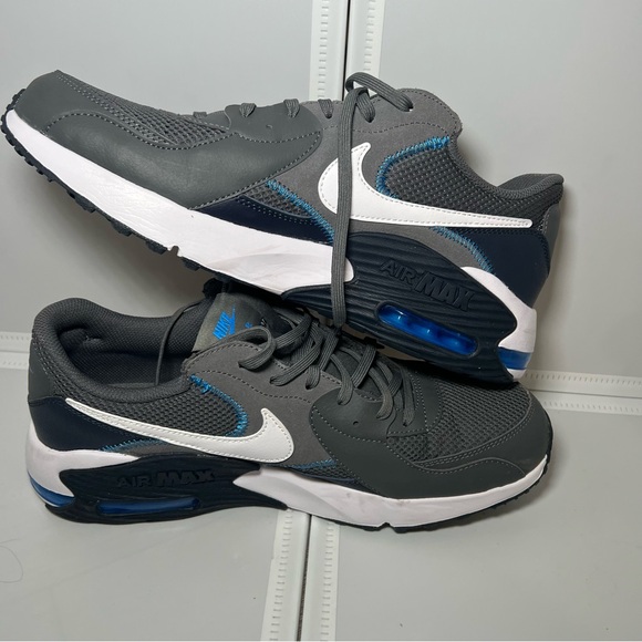 Authentic Nike Air Max Excee / Men's / IRON Air Max Dark Gray and Navy Sneakers - Picture 2 of 11